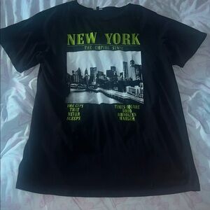 Fashion Nova Black New York Graphic Tee
